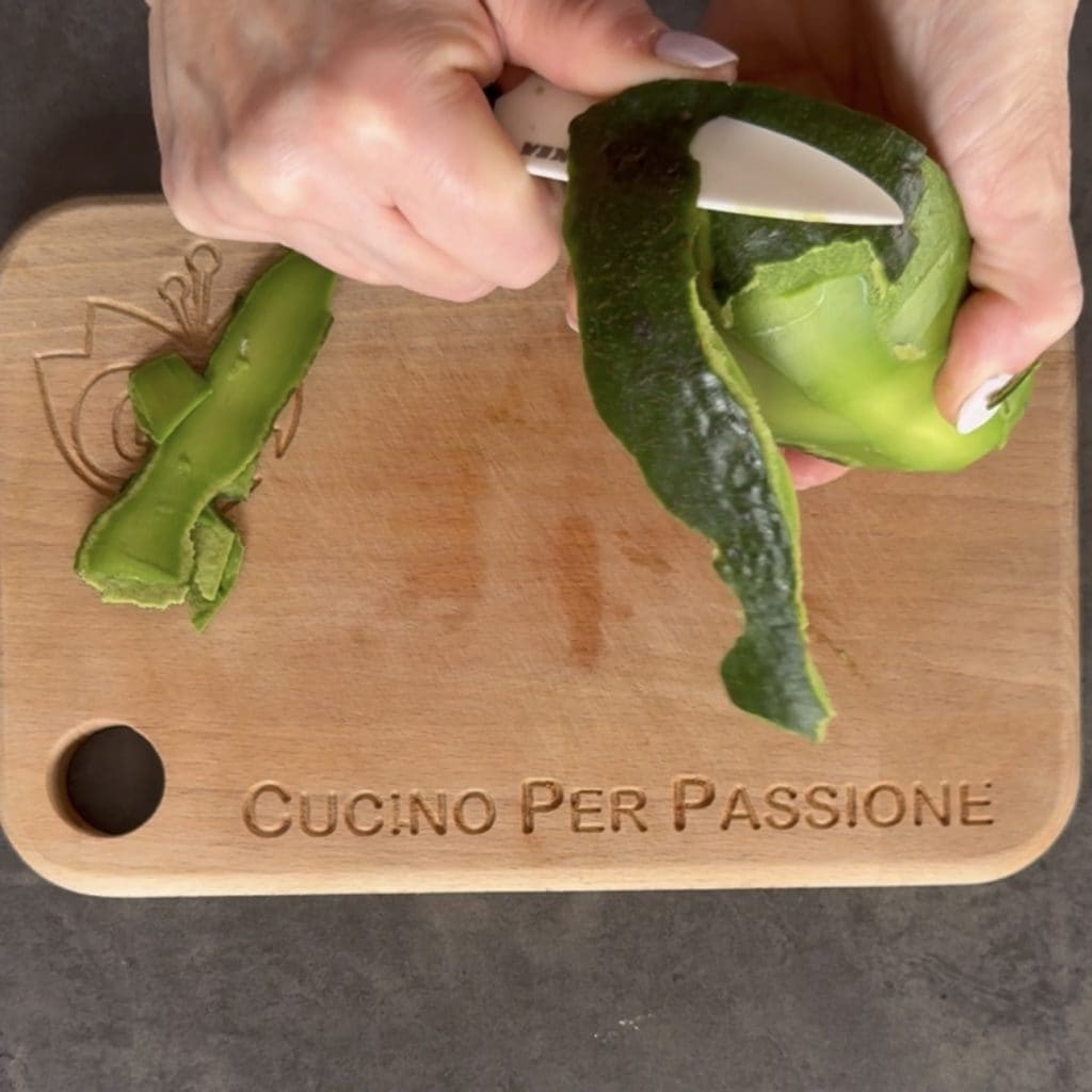 Salada de grão-de-bico e abacate