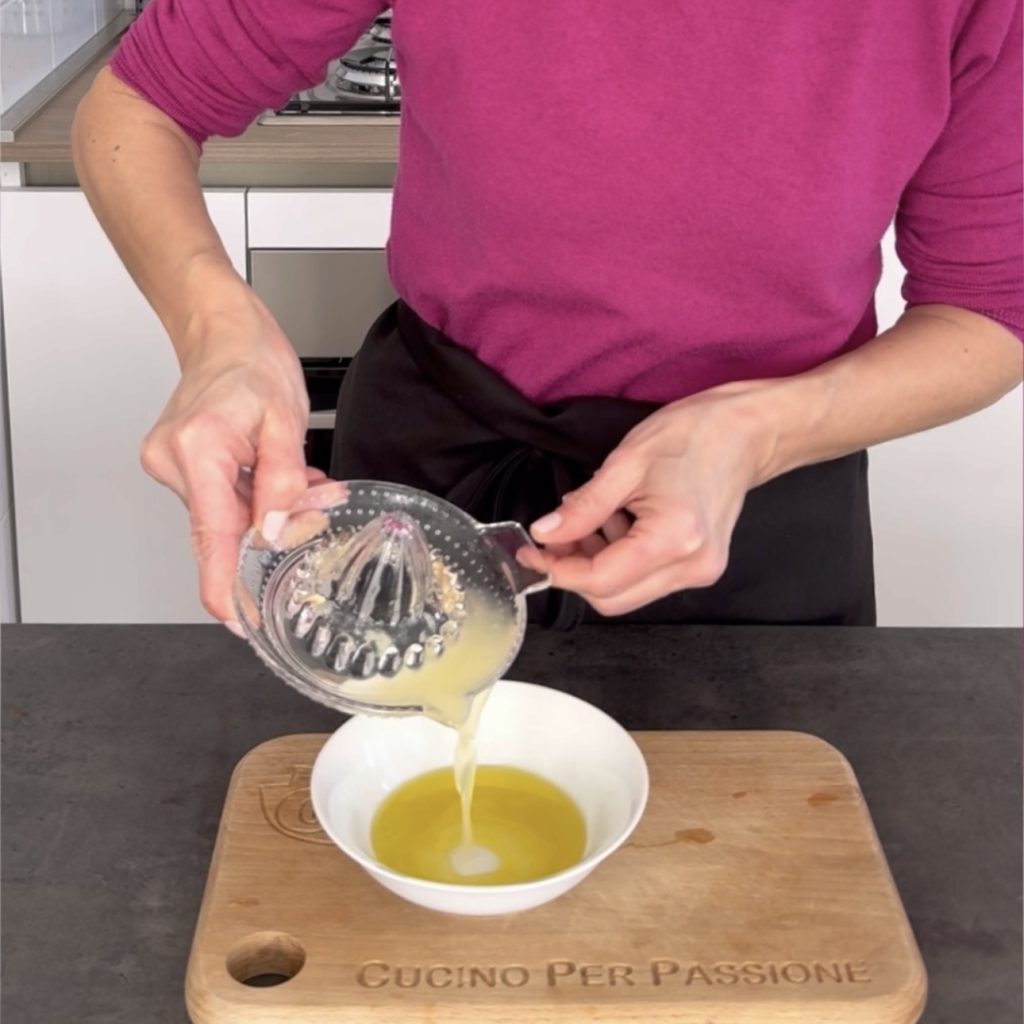 Salada de lulas e camarões