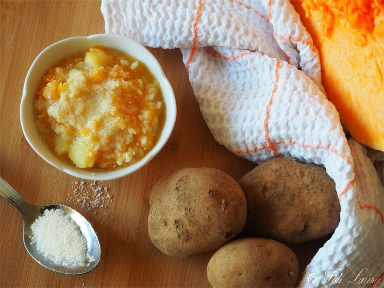 Sopa de arroz, abóbora e batatas: A sopa comfort food