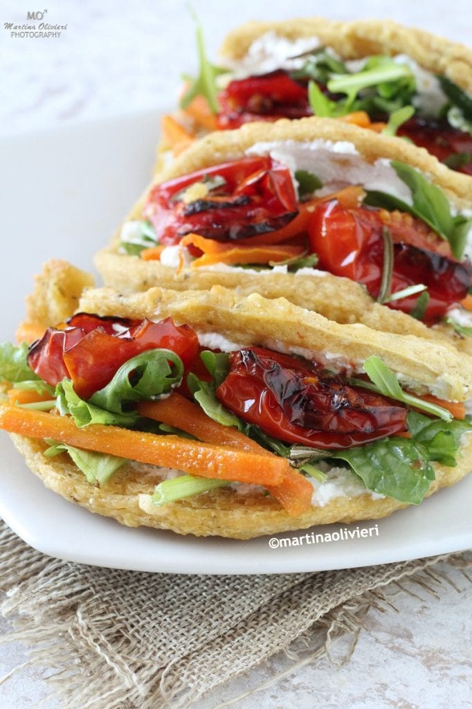 Tacos de grão-de-bico