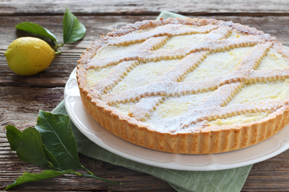 Torta de ricota e limão cremosa e perfumada