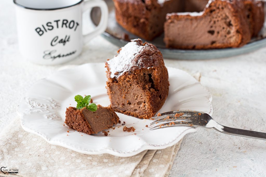Torta ricota e chocolate amargo