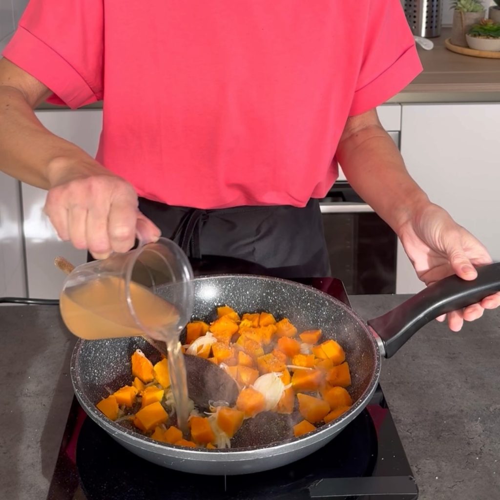 Torta salata zucca e funghi