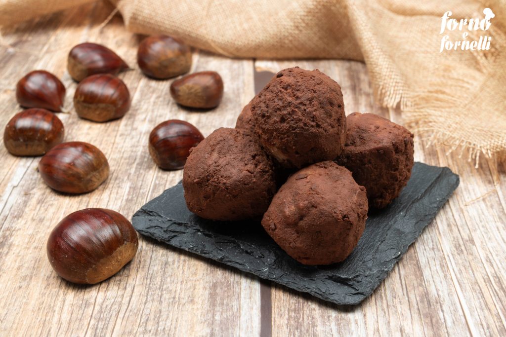 Trufas de castanha