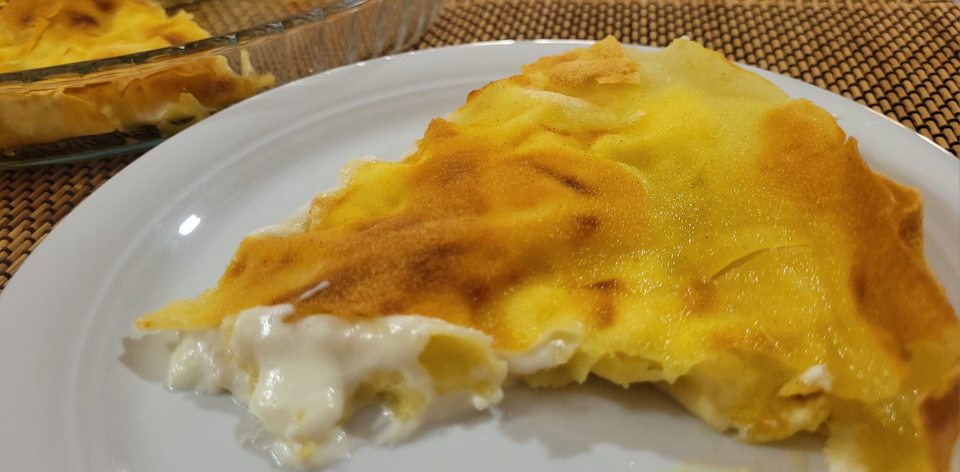 Pão Carasau com Stracchino na Airfryer