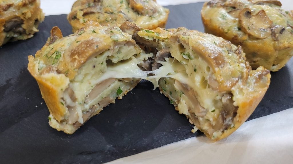 Tortinhas de Cogumelos na Airfryer