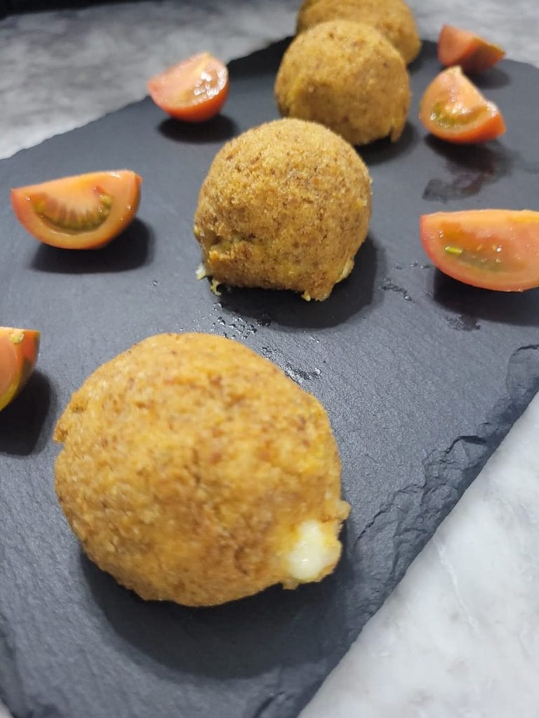 Almôndegas de Trigo na Fritadeira a Ar