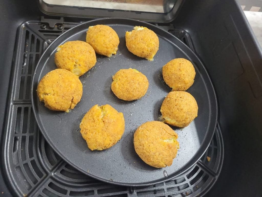 Almôndegas de Trigo na Fritadeira a Ar