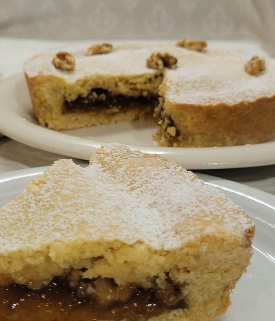 Torta com Geleia de Figo e Nozes na Fritadeira a Ar