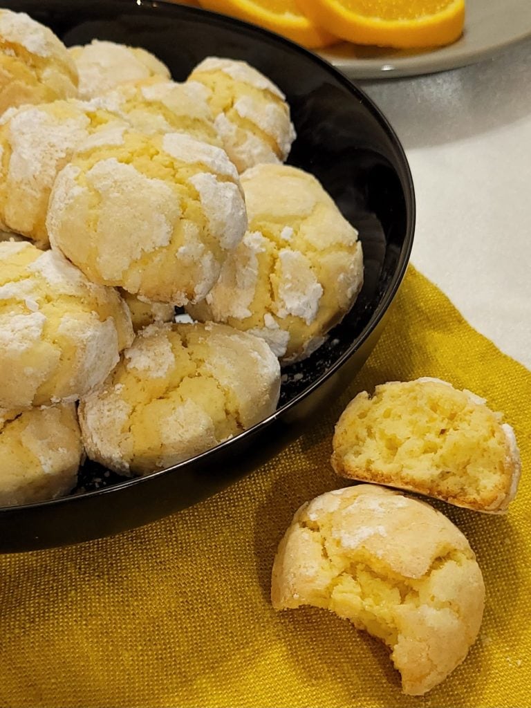 Biscoitos Macios de Laranja