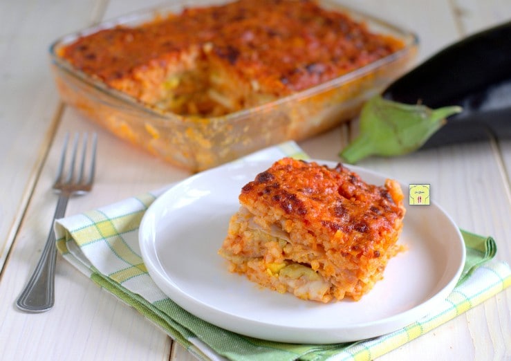 Arroz de forno à siciliana