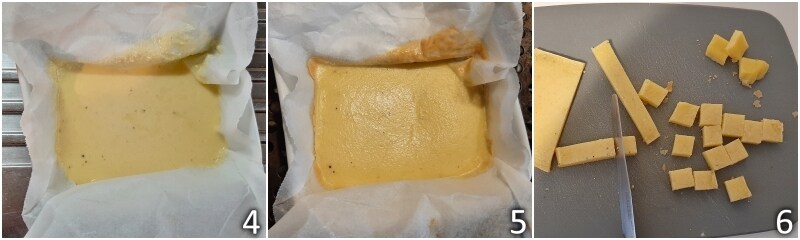 b. Cozinhe a massa real abruzzese no forno ou na frigideira