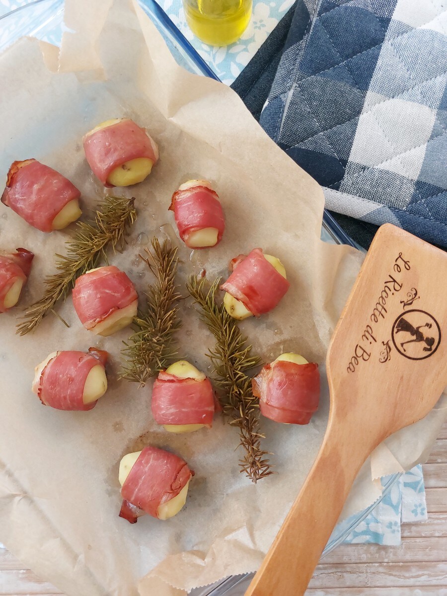 Batatas Novas com Speck