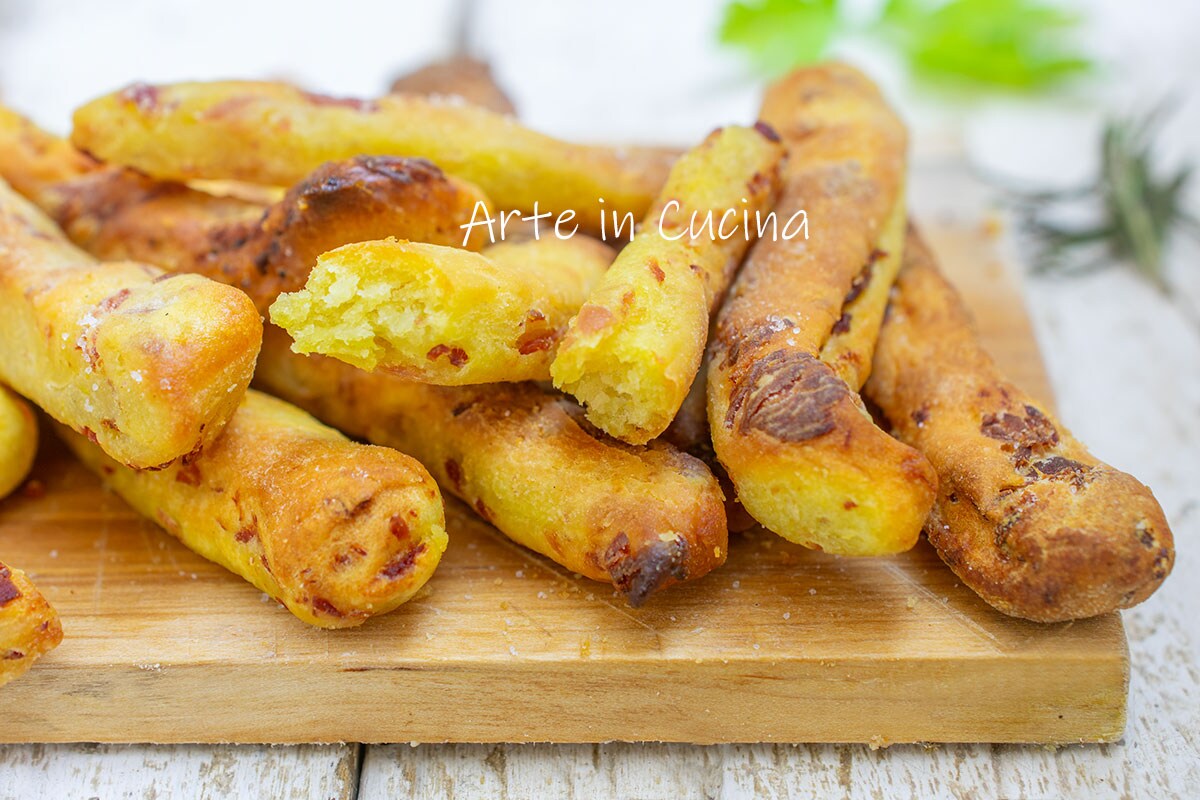 BATONETES DE BATATA e PRESUNTO assados