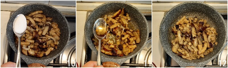 berinjela agridoce receita acompanhamento frio de berinjela e cebola caponata il chicco di mais 4 adicionar açúcar e vinagre