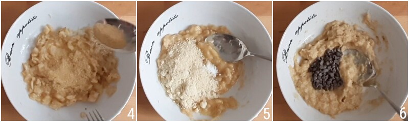 biscoitos de banana com gotas de chocolate sem ovos sem farinha il chicco di mais 2 adicionar farinha de amêndoas