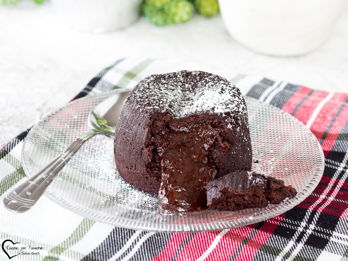 BOLO DE LAVA NA AIRFRYER