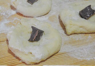 BRIOCHE CREME DE LEITE e chocolate