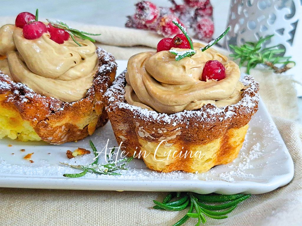CESTINHOS de PANDORO com CAFÉ