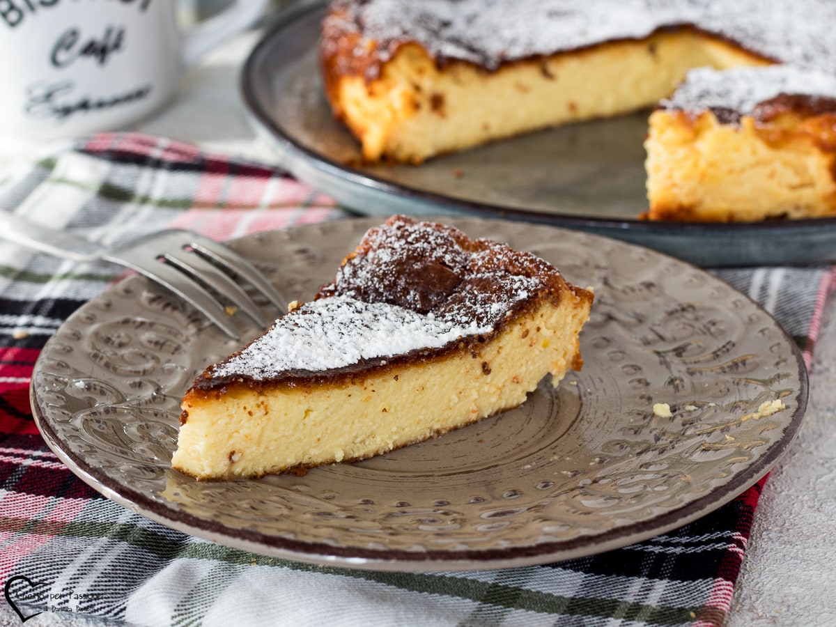 CHEESECAKE ASSADA COM MASCARPONE e limão