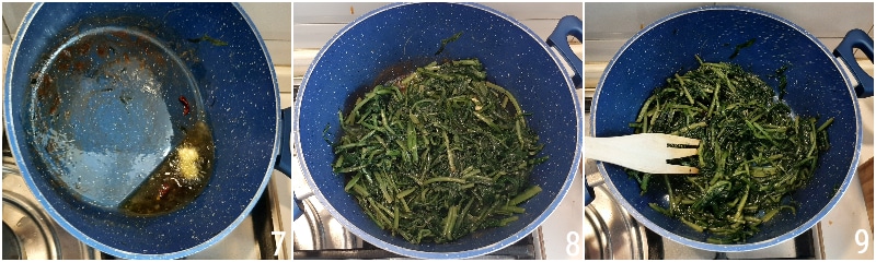 chicória refogada à moda romana receita original acompanhamento clássico romano chicória refogada com alho óleo e pimenta o chicco di mais 3 refogar