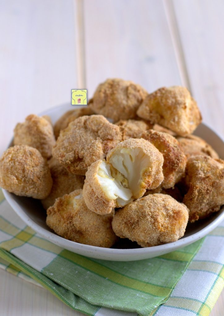 couve-flor empanada na fritadeira a ar gp