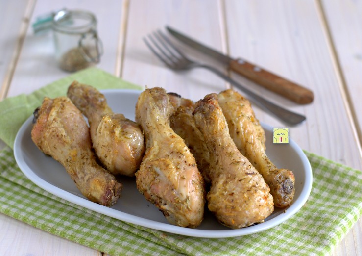 Coxas de frango na fritadeira sem óleo