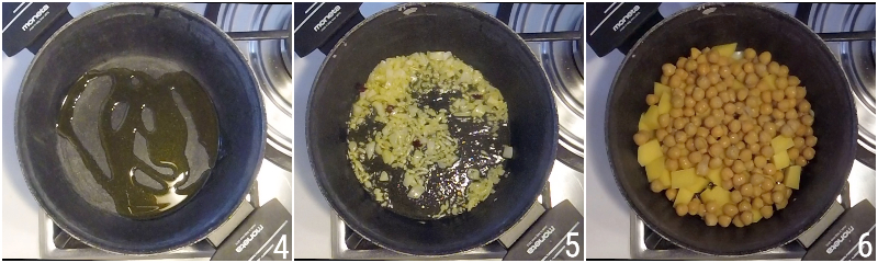 curry de grão-de-bico e batatas com leite de coco receita indiana vegetariana vegana com arroz pilaf il chicco di mais 2 fritar cebola