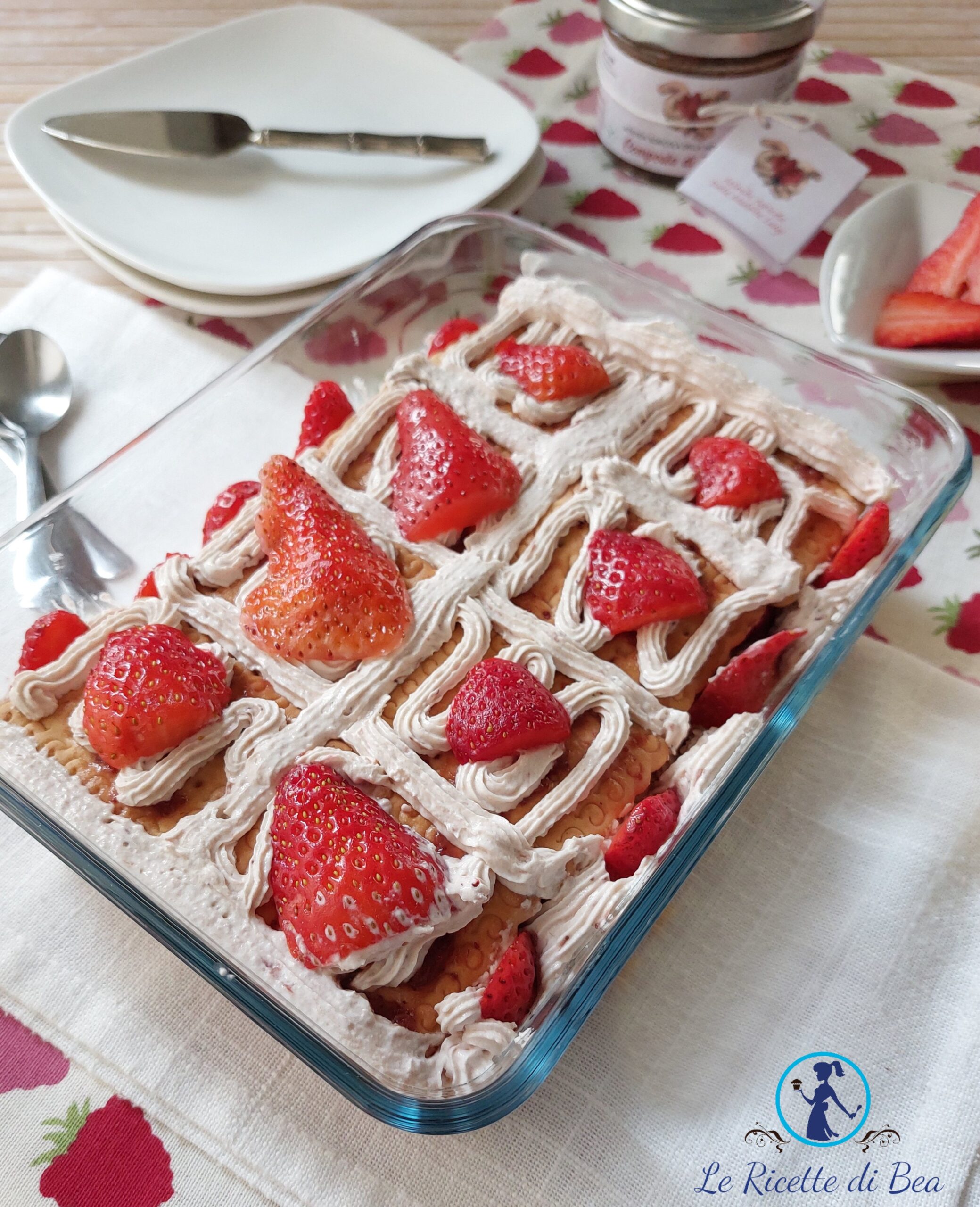 Tiramisù com morangos