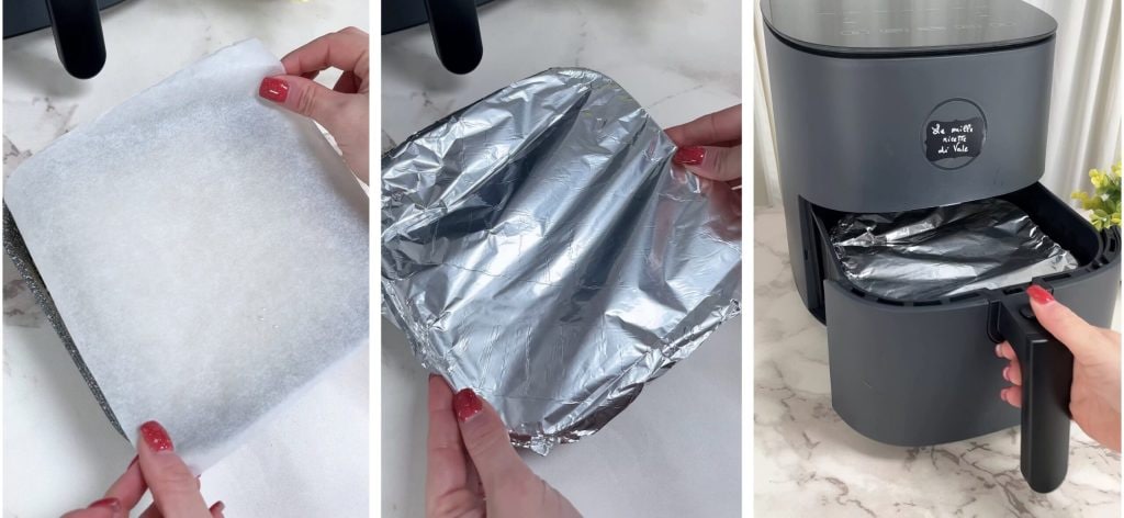 Canelones de cogumelos na fritadeira elétrica