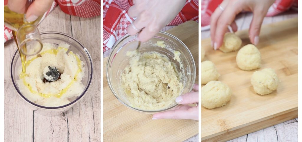Bolinhos de bacalhau macios na fritadeira a ar