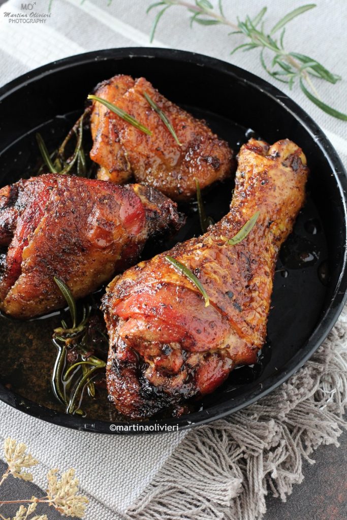 Frango ao curry assado no forno