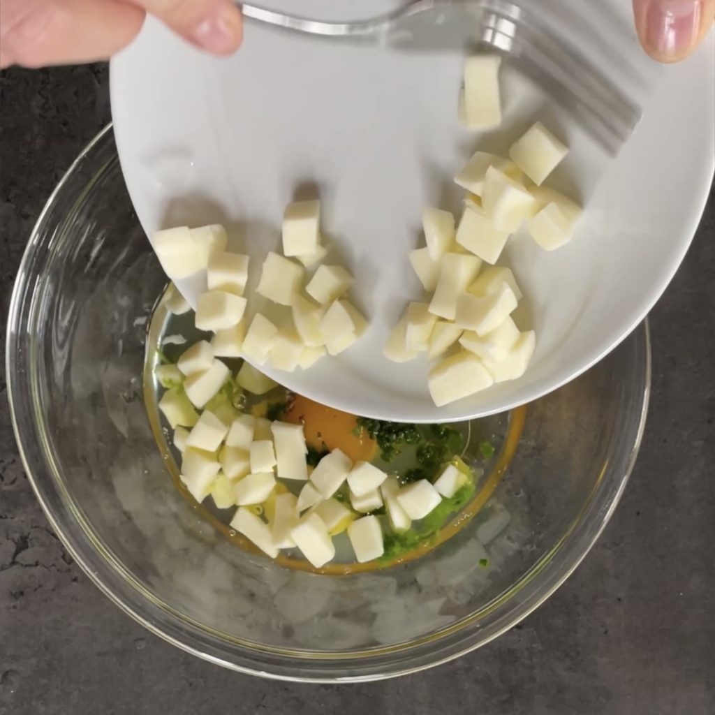 frittata com pimentões