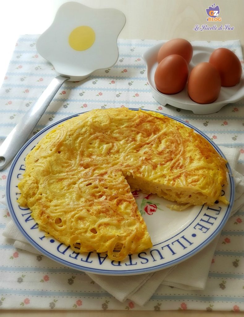 frittata de macarrão