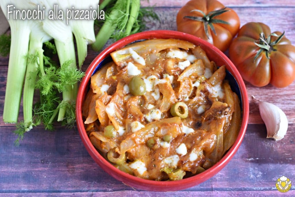 funcho à pizzaiola na frigideira com tomate e mozzarella azeitonas receita rápida saborosa il chicco di mais