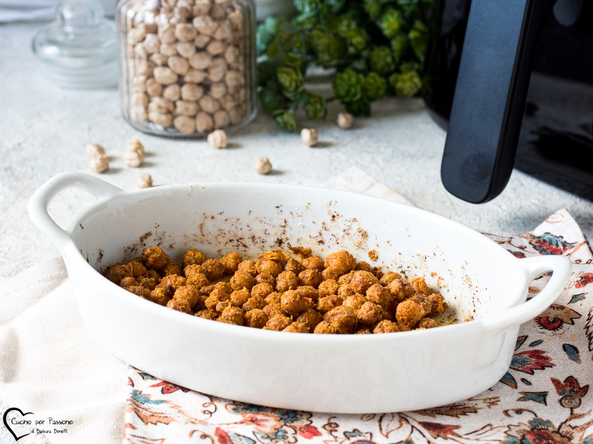 GRÃO-DE-BICO CROCANTE NA FRITADEIRA A AR