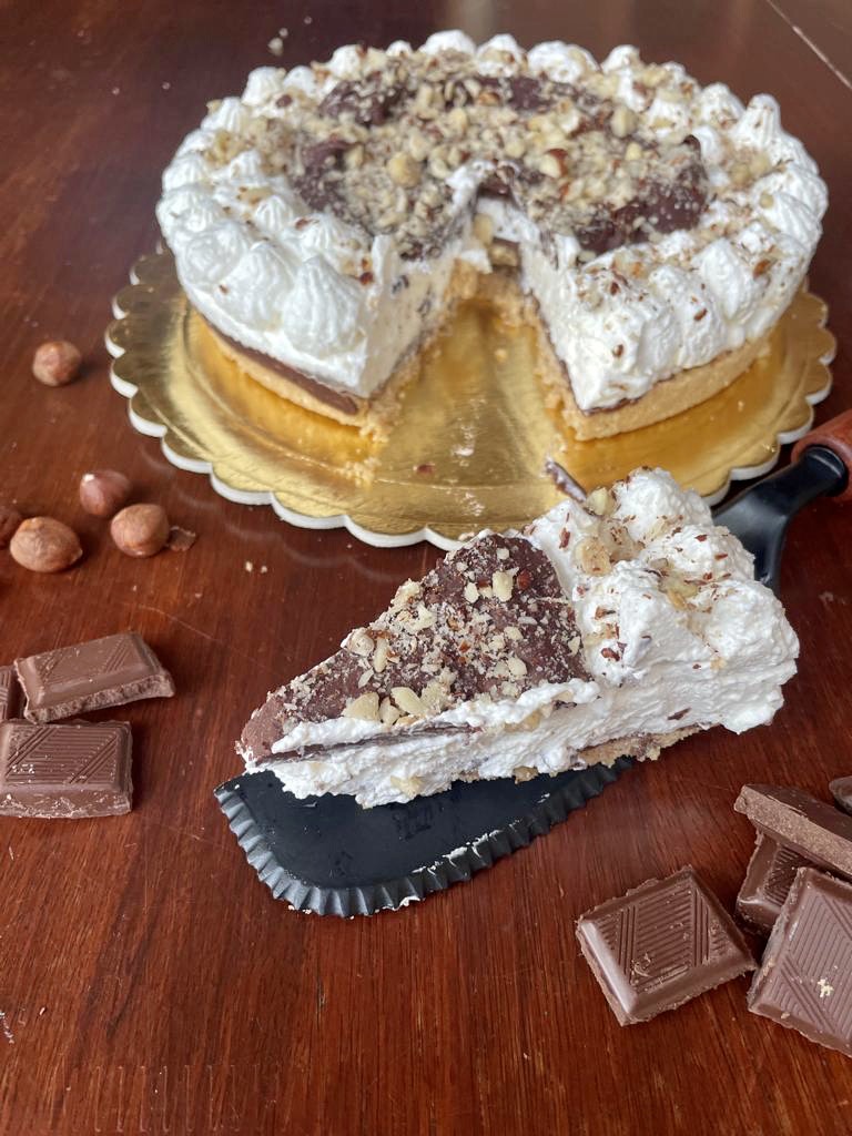 Bolo de Sorvete Coração de Creme