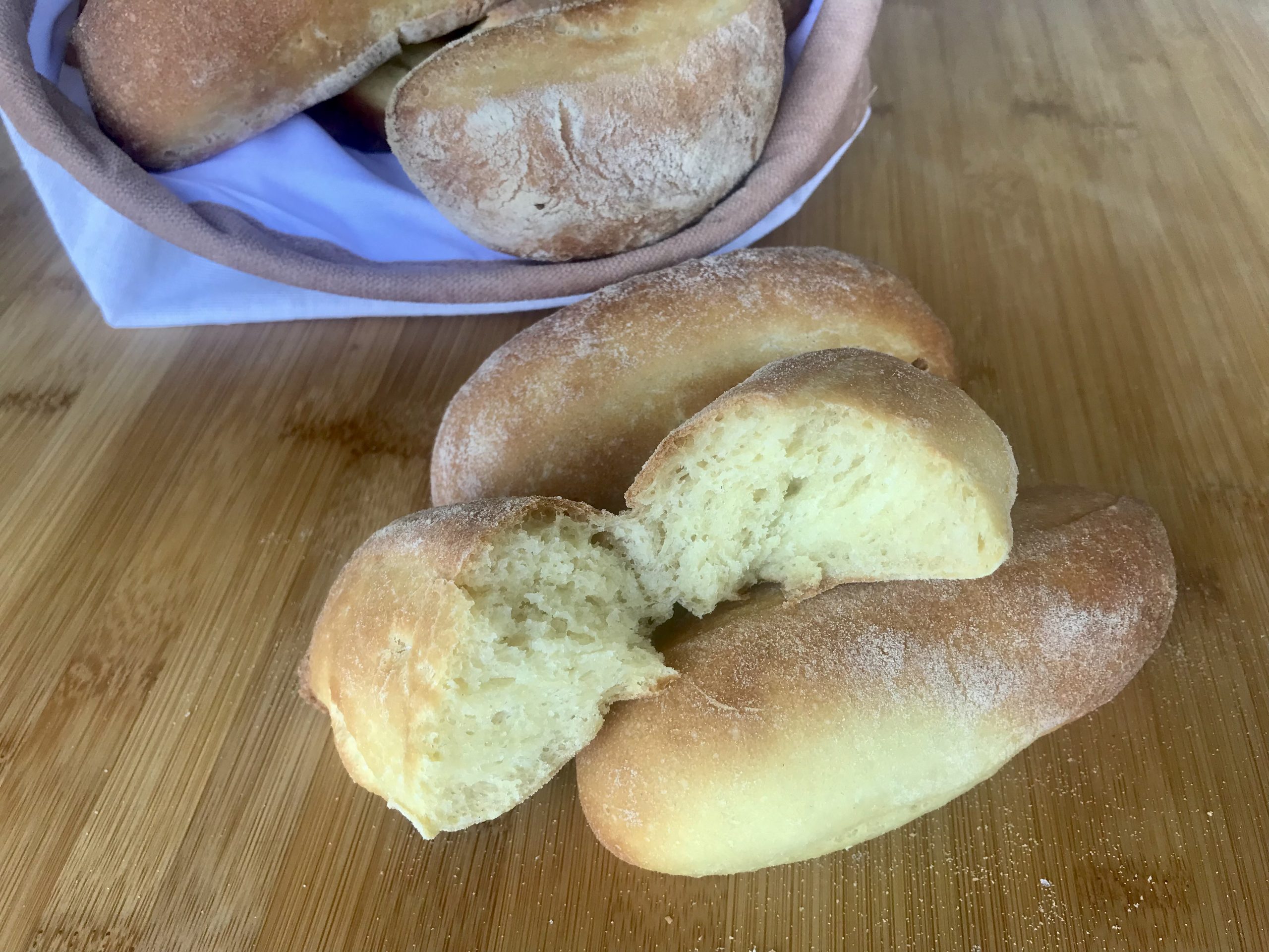 Pão caseiro de sêmola