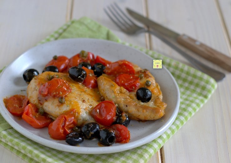 Lombo de porco à mediterrânea