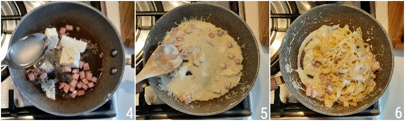 macarrão com robiola e presunto cozido cremoso rápido delicado agrada as crianças receita rápida salva jantar o grão de milho 2 misturar macarrão