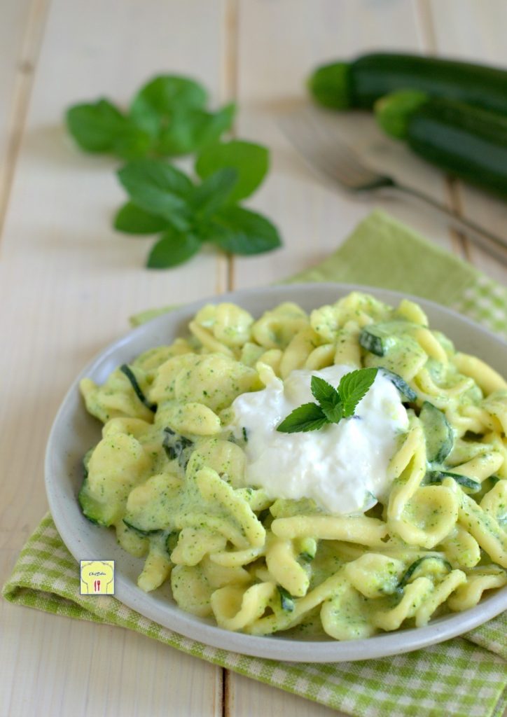 massa com abobrinha e creme de burrata gp