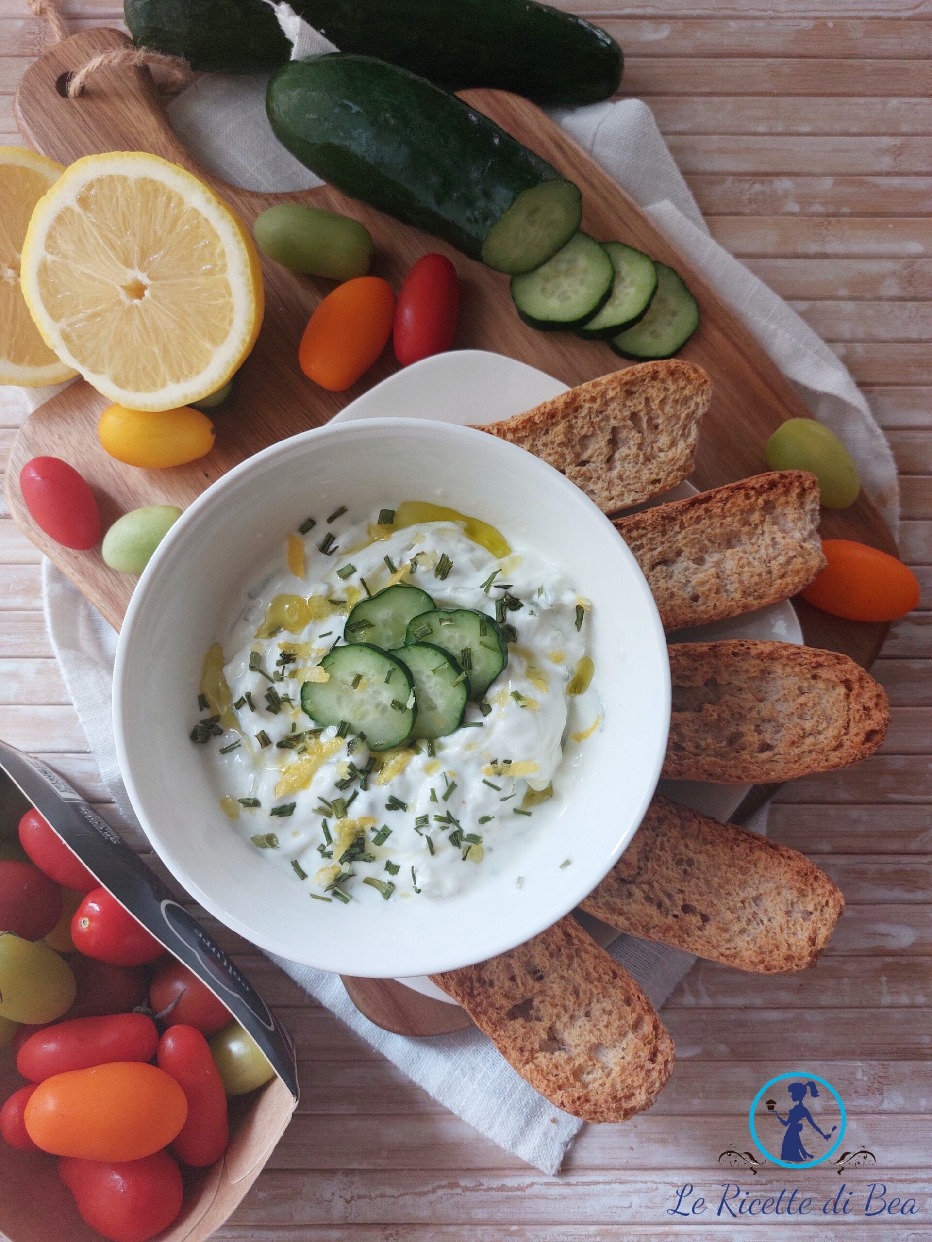 Molho Tzatziki receita grega