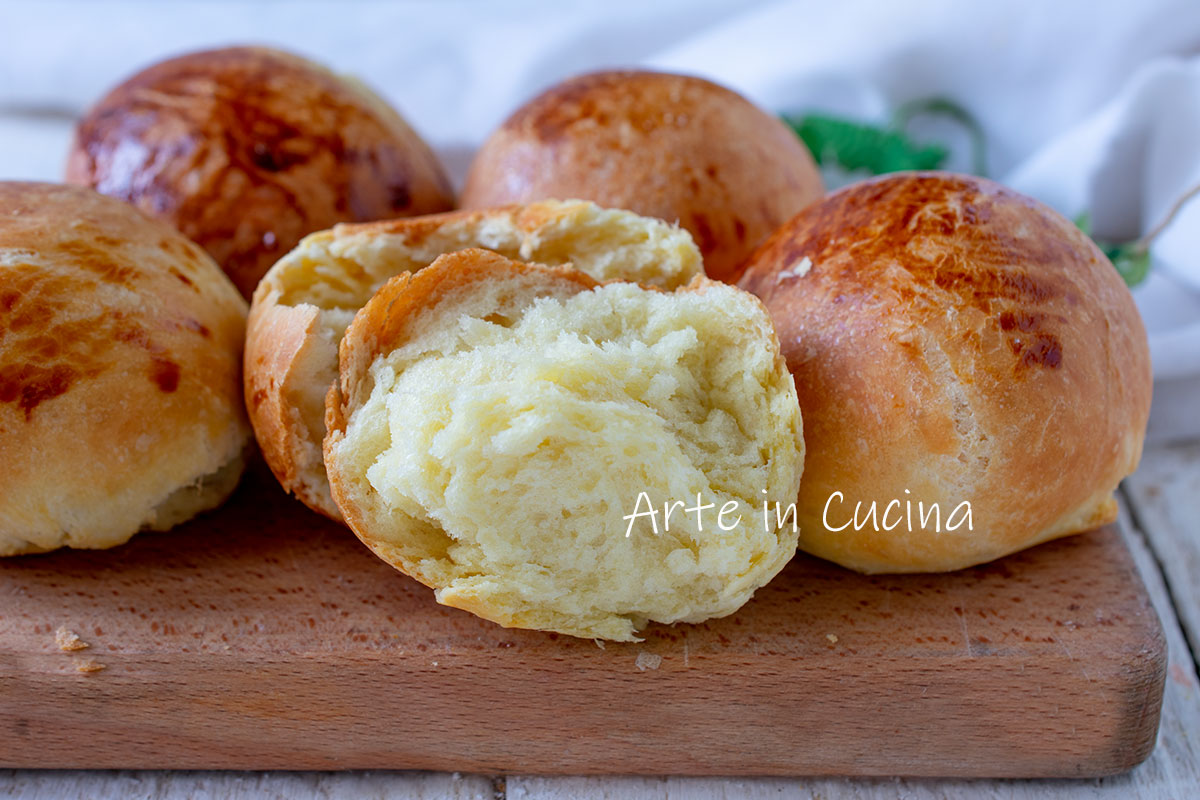 Pãezinhos macios para piquenique