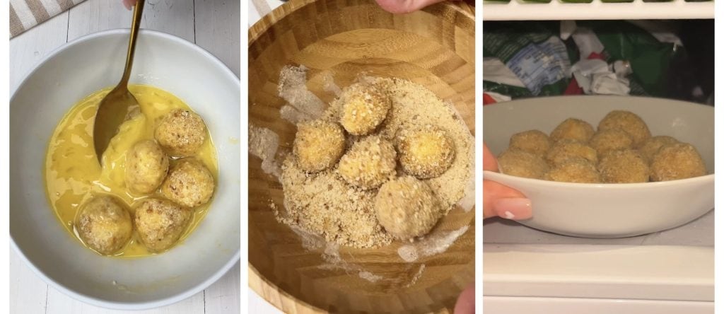 Mozzarelinhas fritas perfeitas na fritadeira elétrica