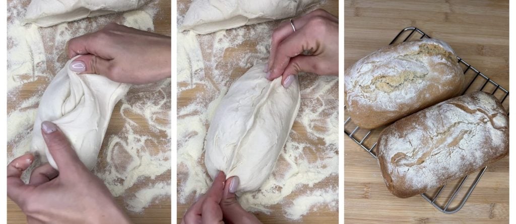 Pão crocante com creme de iogurte e tomatinhos confit na airfryer