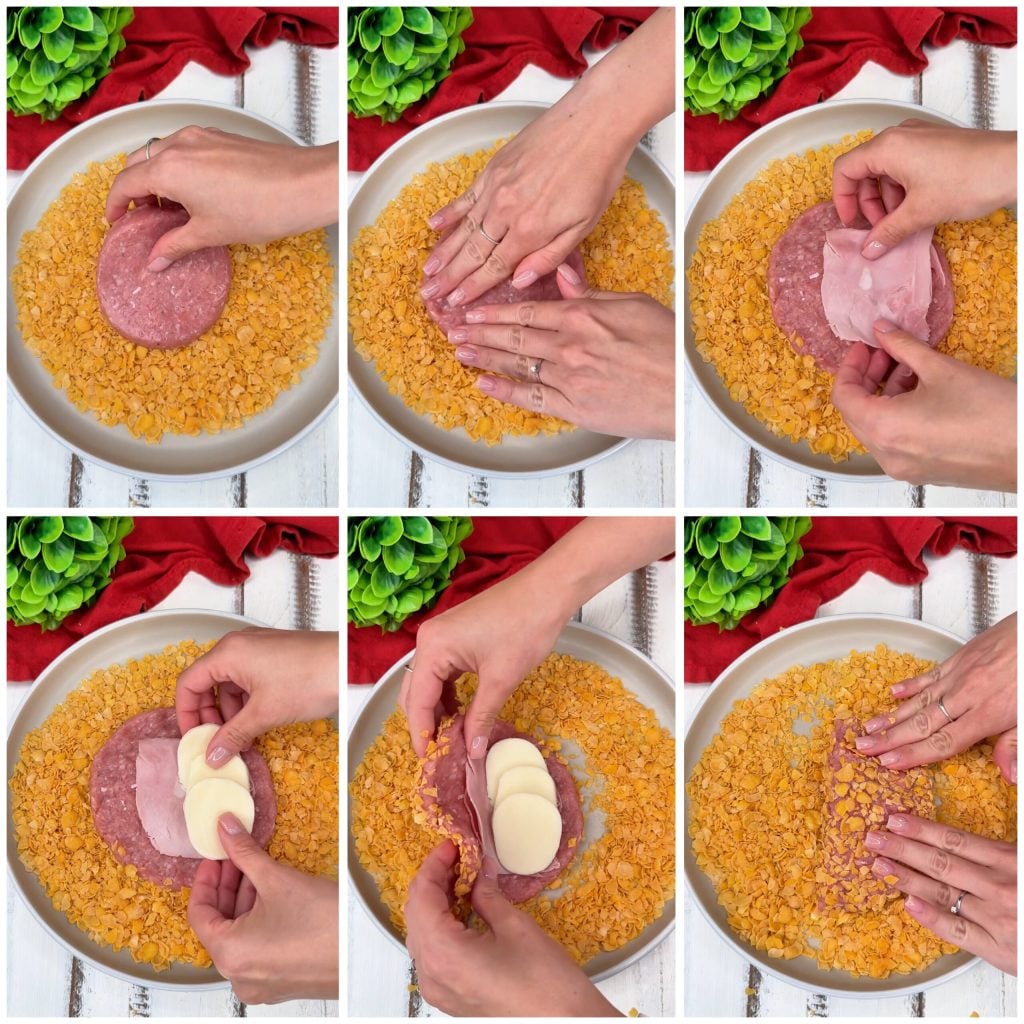 Cordon bleu fáceis na fritadeira a ar