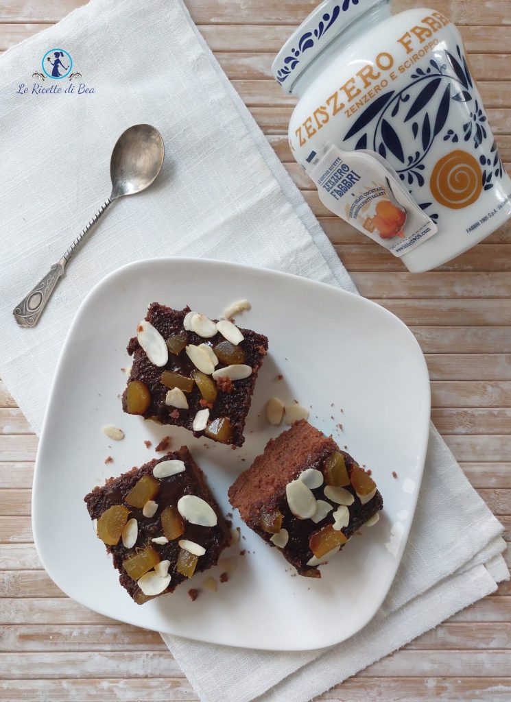 quadradinhos de cacau com ganache de chocolate