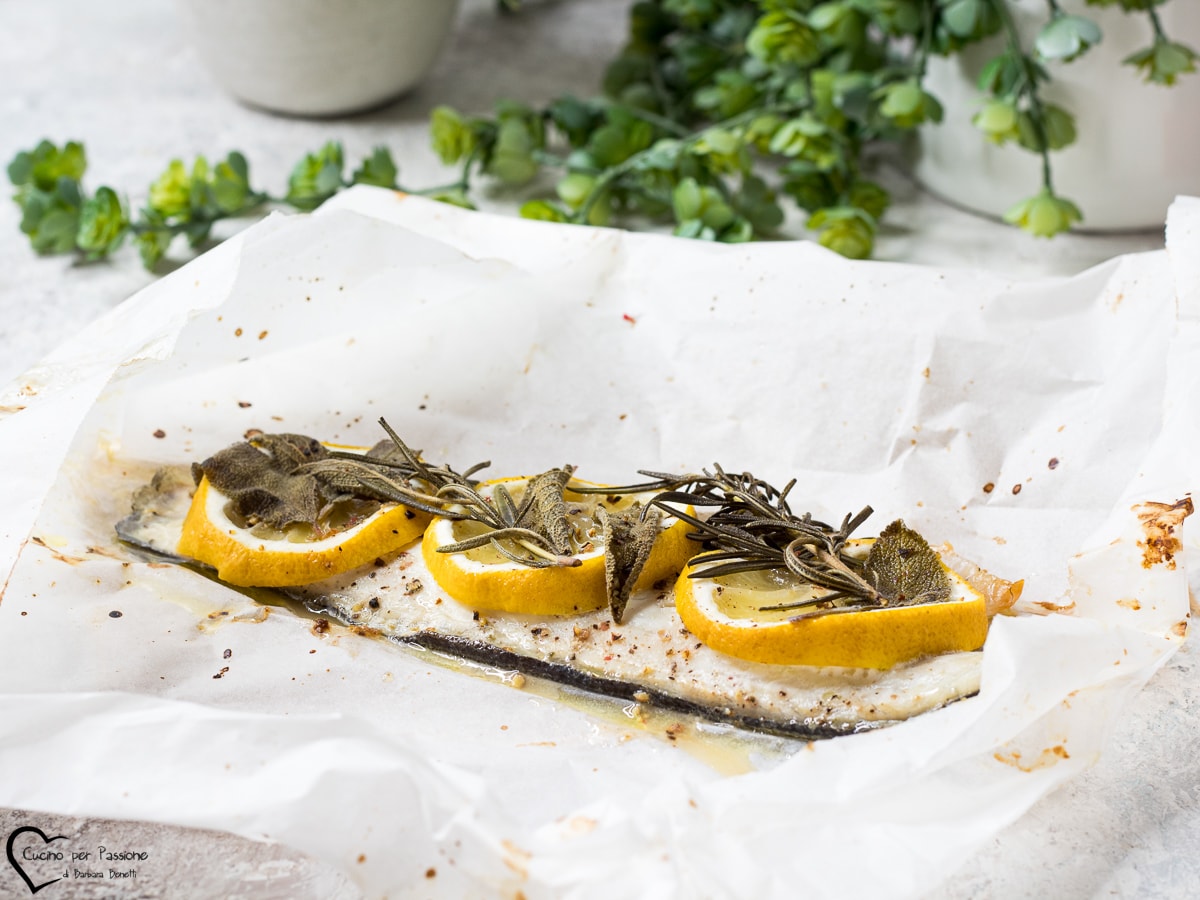Robalo ao Cartoccio no Forno