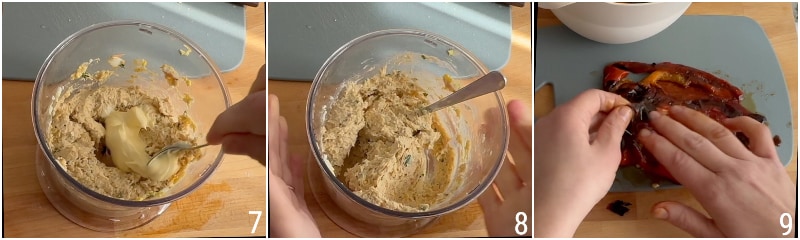 rolinhos de pimentão recheados com atum, receita fresca de verão com pimentão assado, il chicco di mais 3 fazer recheio