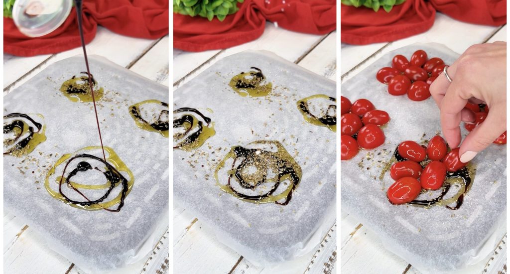 Mini tarte tatin de tomatinhos